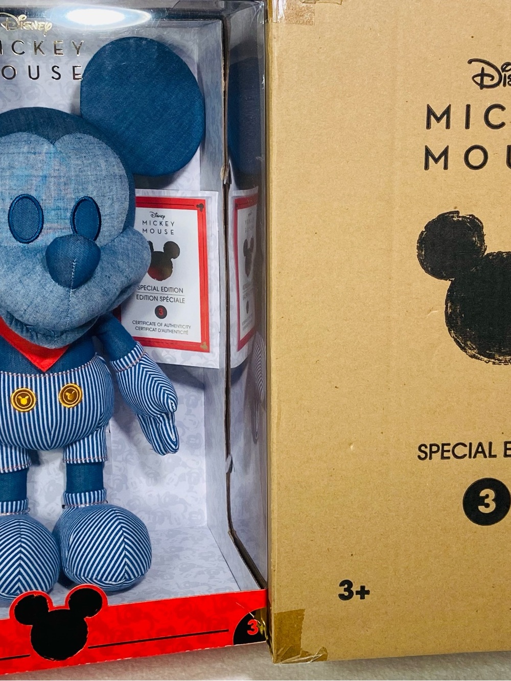 15” Disney Mickey Mouse Special Edition Train Conductor Plush Toy